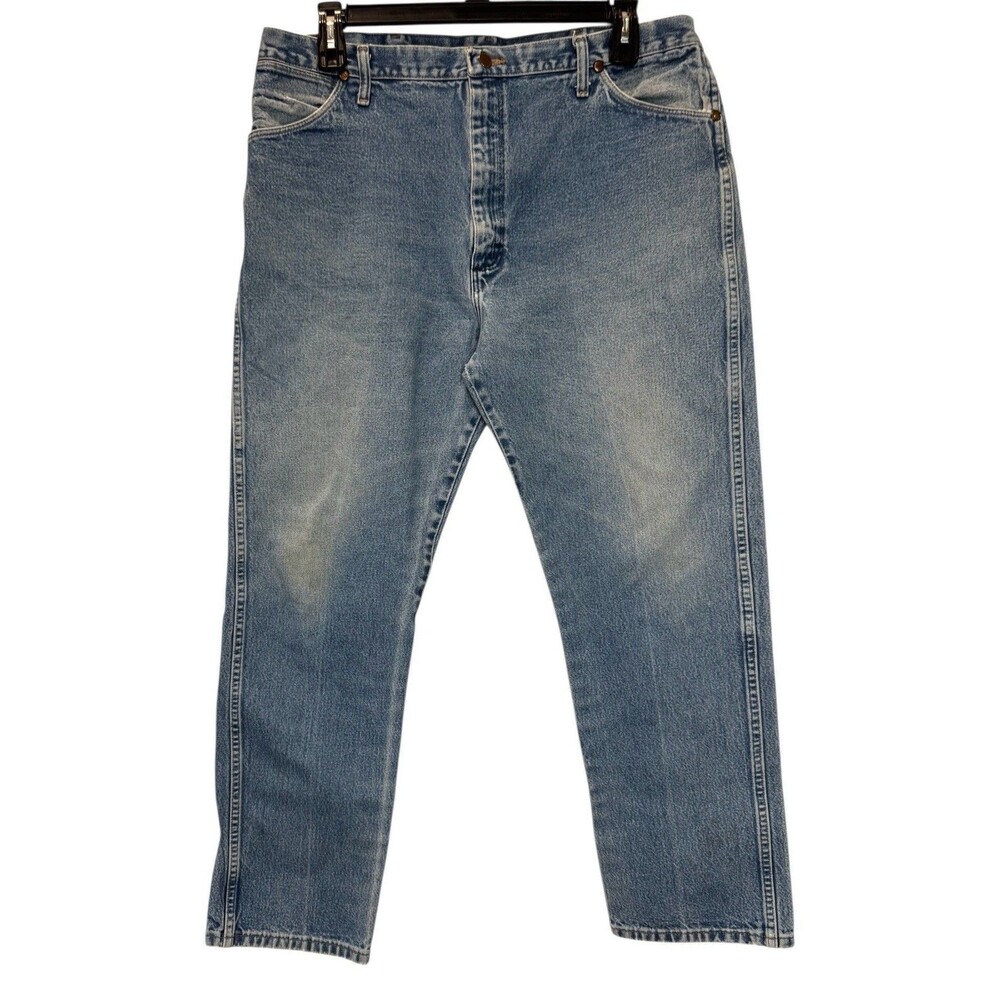 Men’s Wrangler Jeans Original Cowboy Cut Fit 40x32 Western Retro Denim 13MWZ